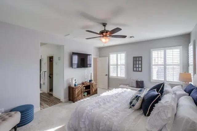 a view of livingroom with furniture and closet