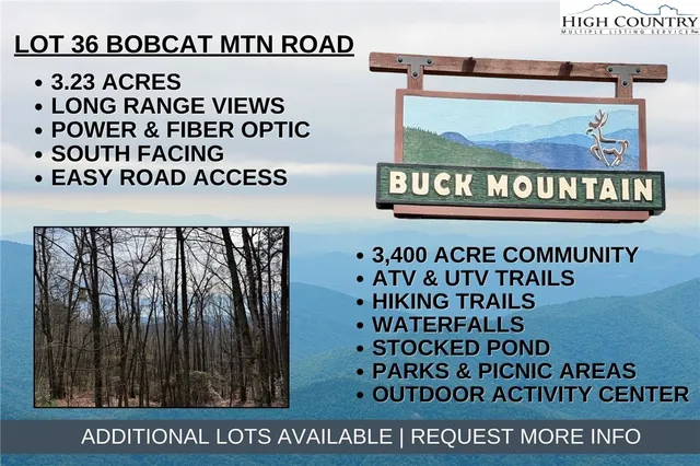 $44,900 | Lot 36 Bobcat Mountain Road, Purlear, NC 28665