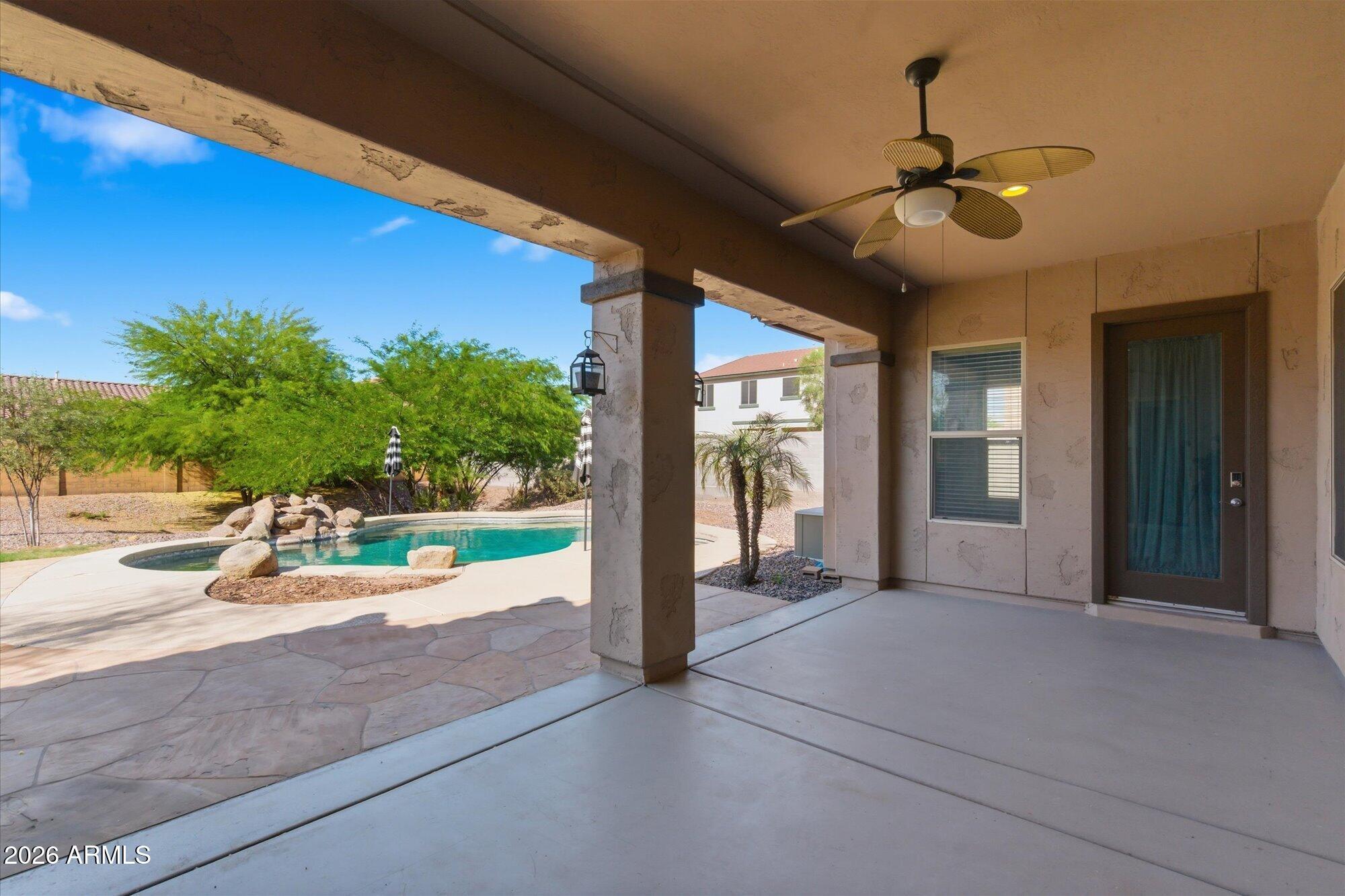 6914 West Fremont Road Laveen, AZ 85339 - Photo 27 of 32 Covered Back Patio