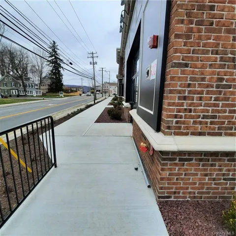 a city view with tall buildings