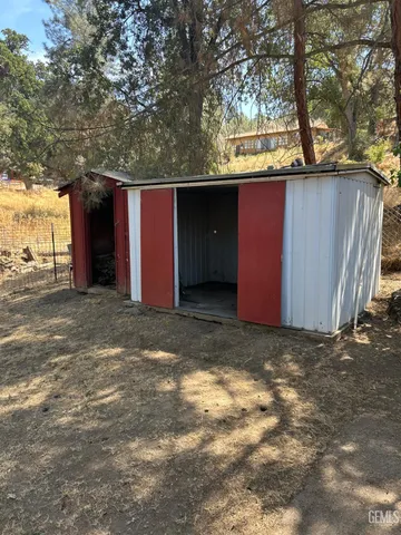 a backyard of a house
