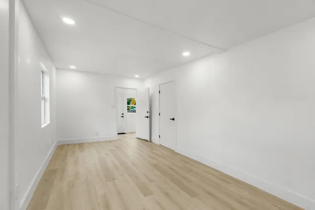 a view of an empty room