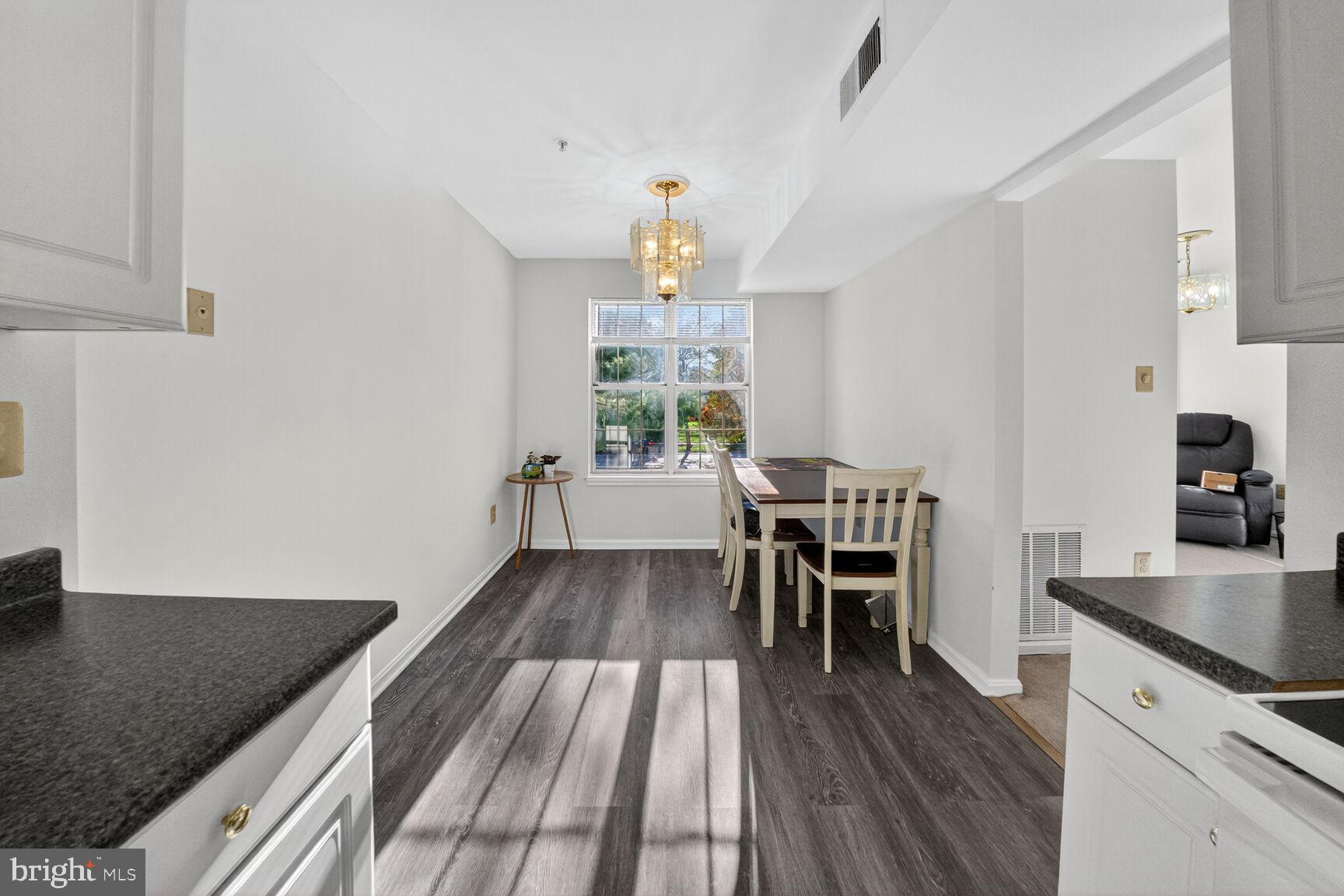 14901 McKisson Court, Unit 7CC Silver Spring, MD 20906 - Photo 9 of 34 View of Eat-In Kit w/ new flooring
