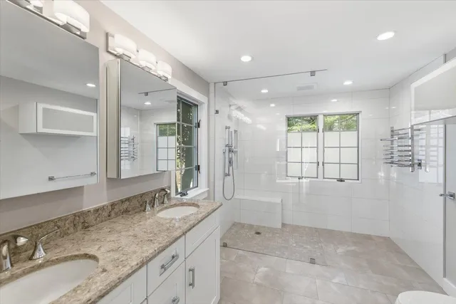 a view of a hallway with closet