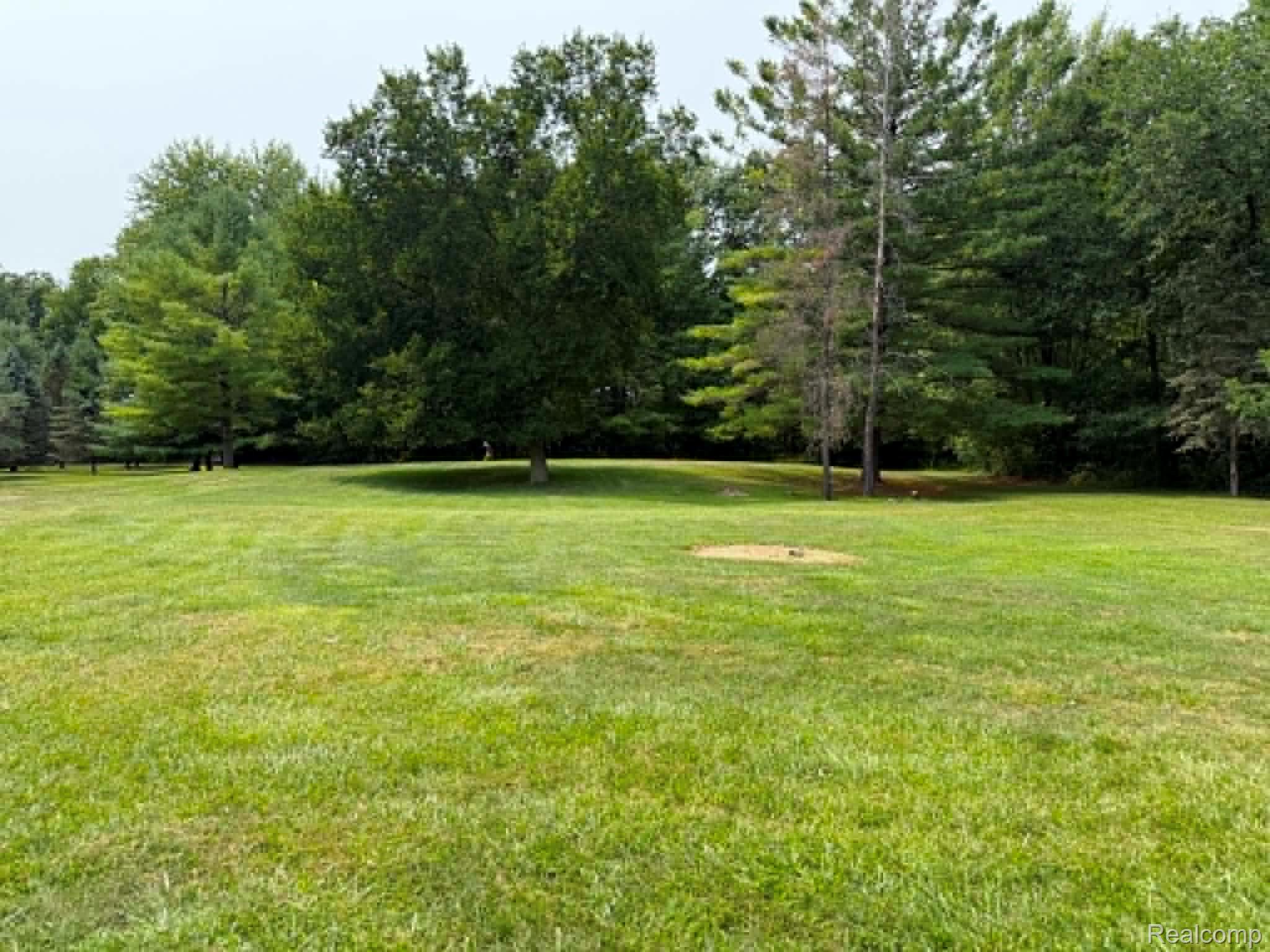 8110 North Latson Road Howell, MI 48855 - Photo 37 of 48 Expansive manicured lawn with mature tree-lined perimeter, offering substantial outdoor space ideal for recreation and landscape enjoyment