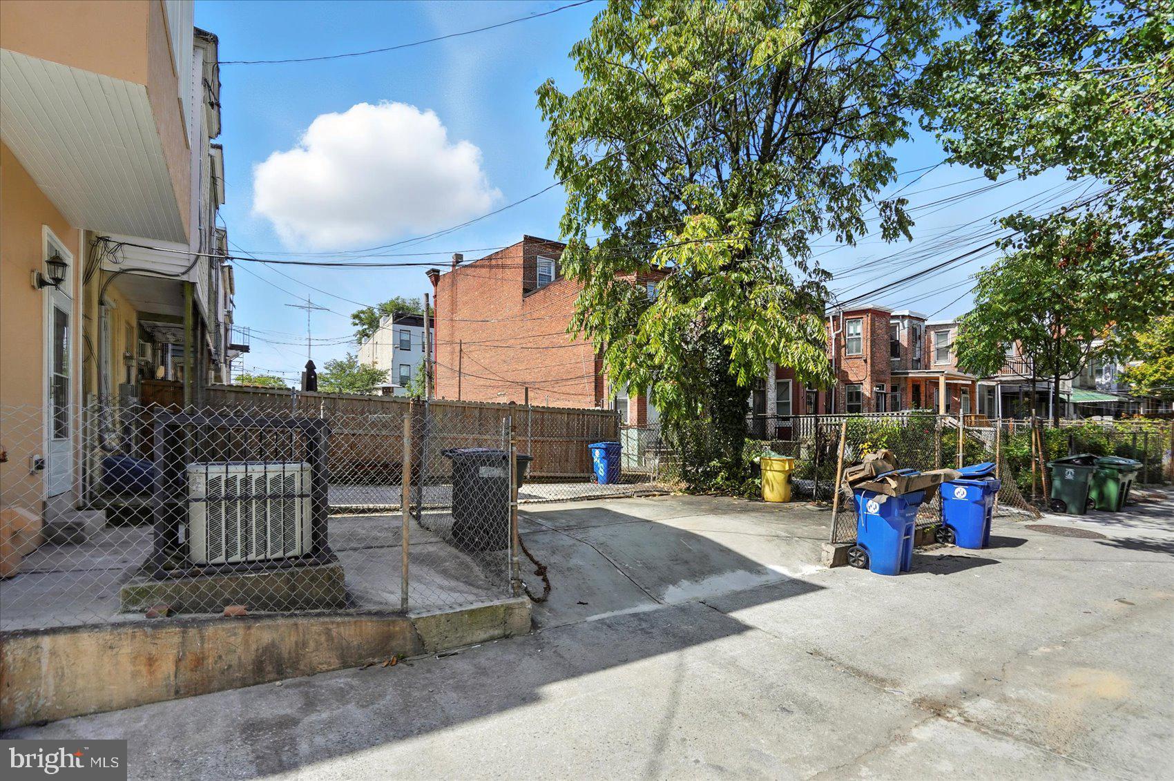 416 Mosher Street Baltimore, MD 21217 - Photo 38 of 38 a view of a backyard with sitting area and fire pit
