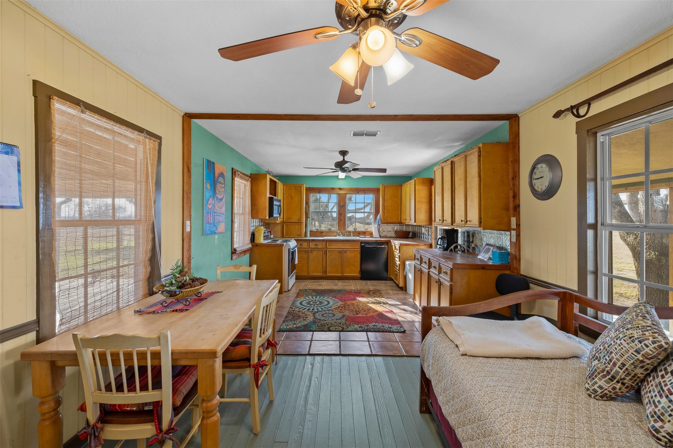 2346 Bruno Road Schulenburg, TX 78956 - Photo 26 of 49 a living room with fireplace furniture and a large window