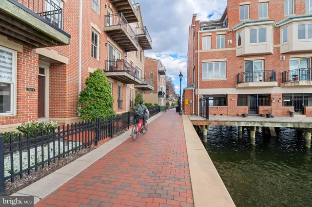 a view of a building with a street