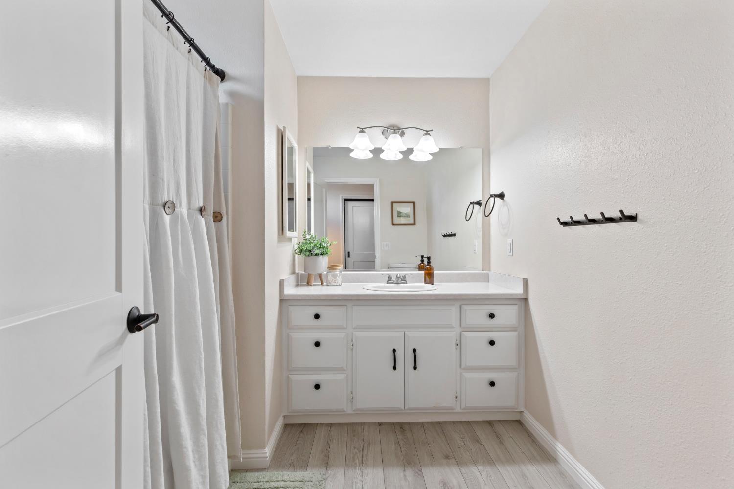 2841 Fowler Road, Unit 89 Ceres, CA 95307 - Photo 14 of 32 a bathroom with a double vanity sink mirror and shower