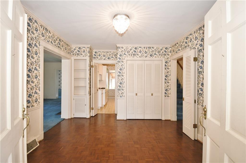 405 East Waldheim Road Pittsburgh, PA 15215 - Photo 3 of 25 Parquet flooring welcomes you in front entry hall.