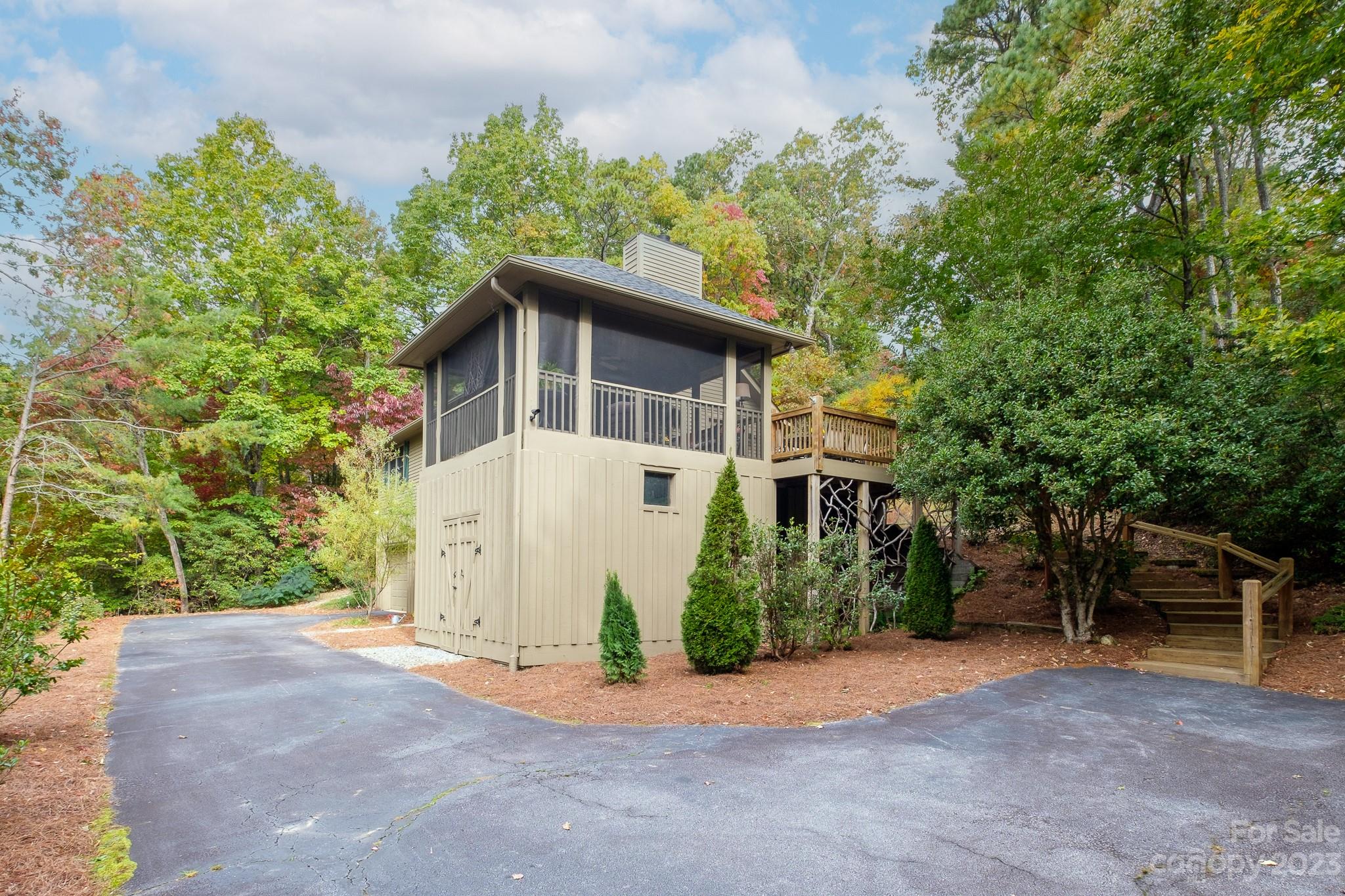 122 Columbine Way Cleveland, SC 29635 - Photo 2 of 28 a view of a house with a yard and large trees