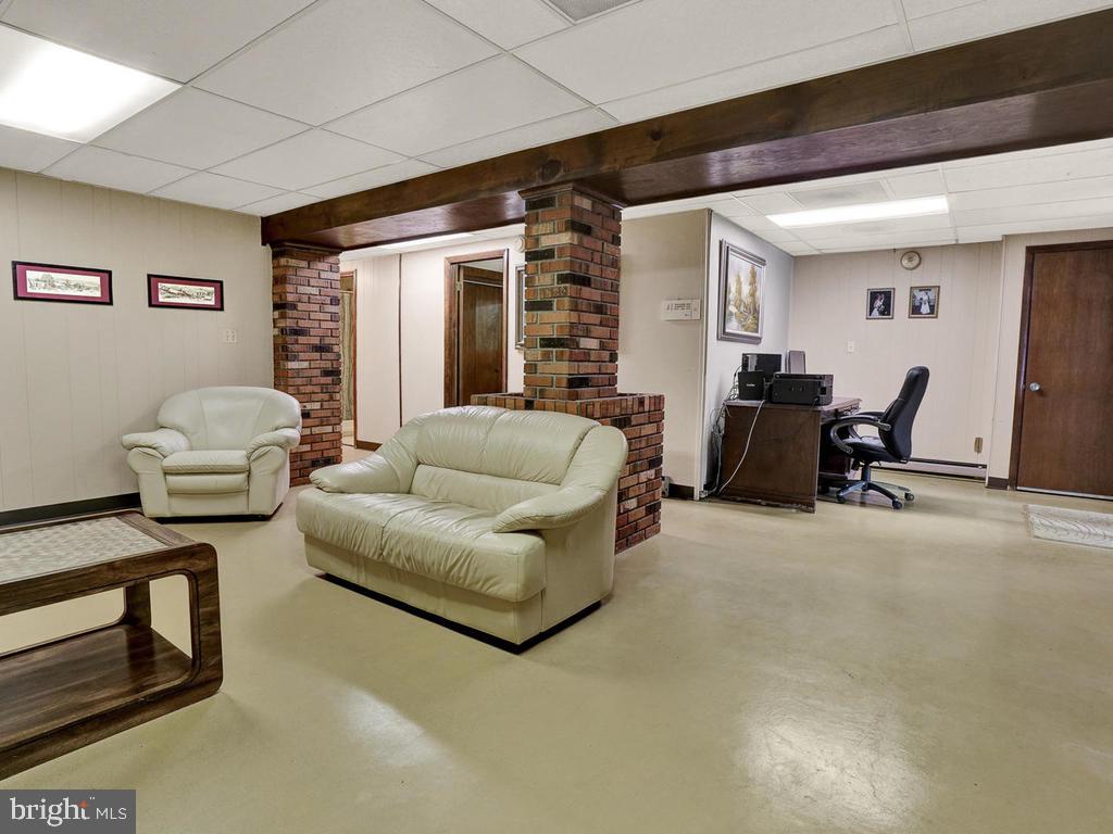 3608 Kemptown Church Road Monrovia, MD 21770 - Photo 29 of 58 Lower level family room with woodburning fireplace