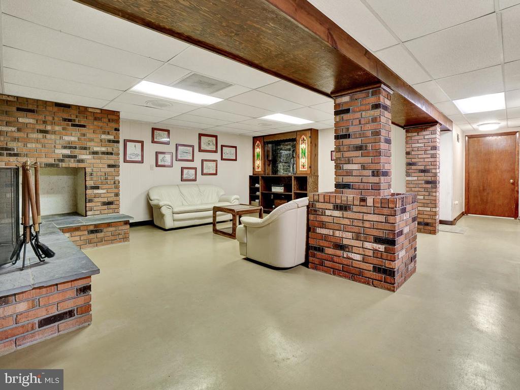 3608 Kemptown Church Road Monrovia, MD 21770 - Photo 30 of 58 Lower level family room with custom masonry work