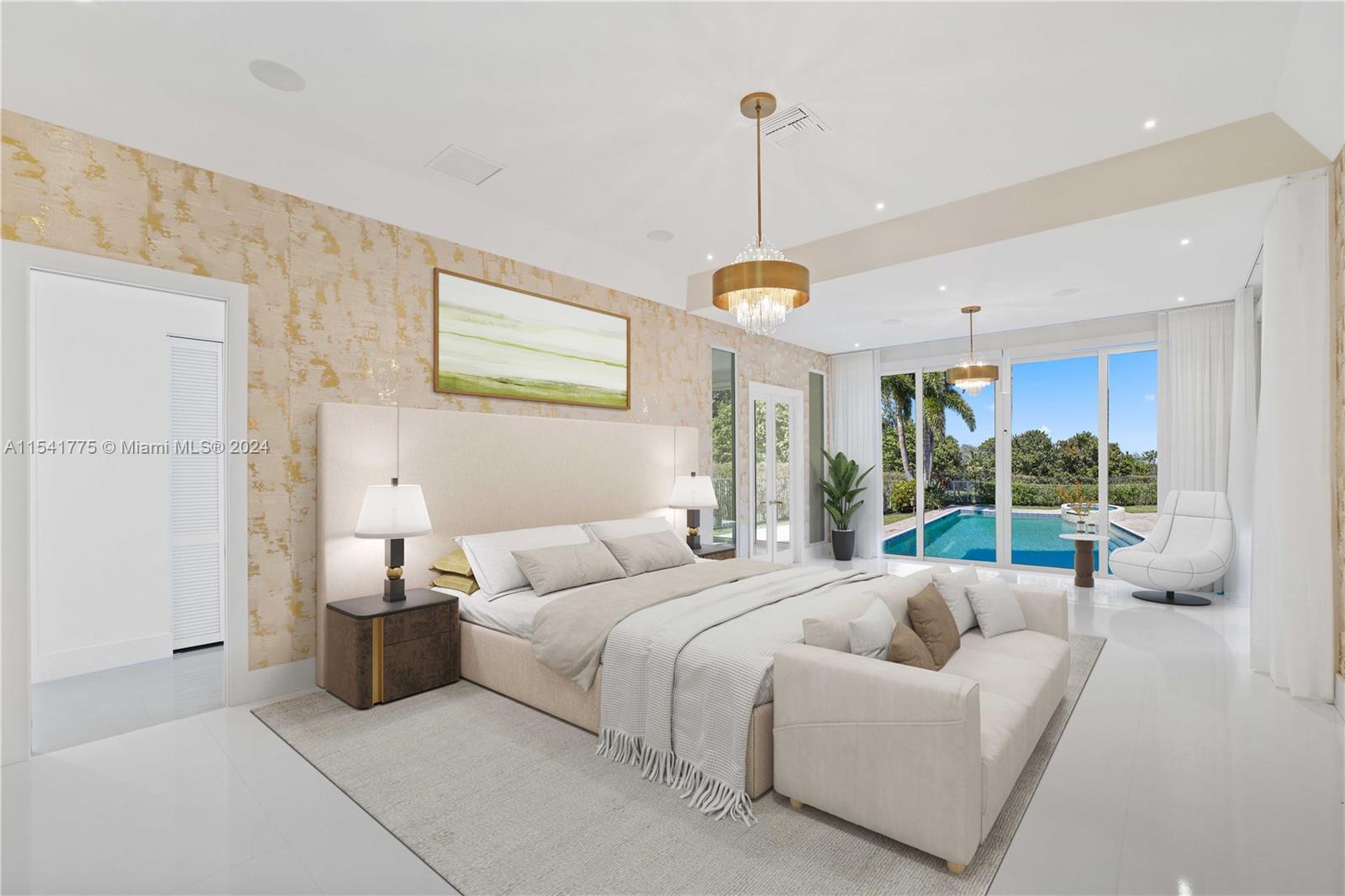 7153 Valencia Drive Boca Raton, FL 33433 - Photo 13 of 80 a bedroom with furniture and a large window