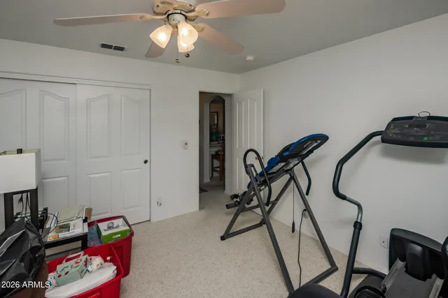 a room with storage and utility room