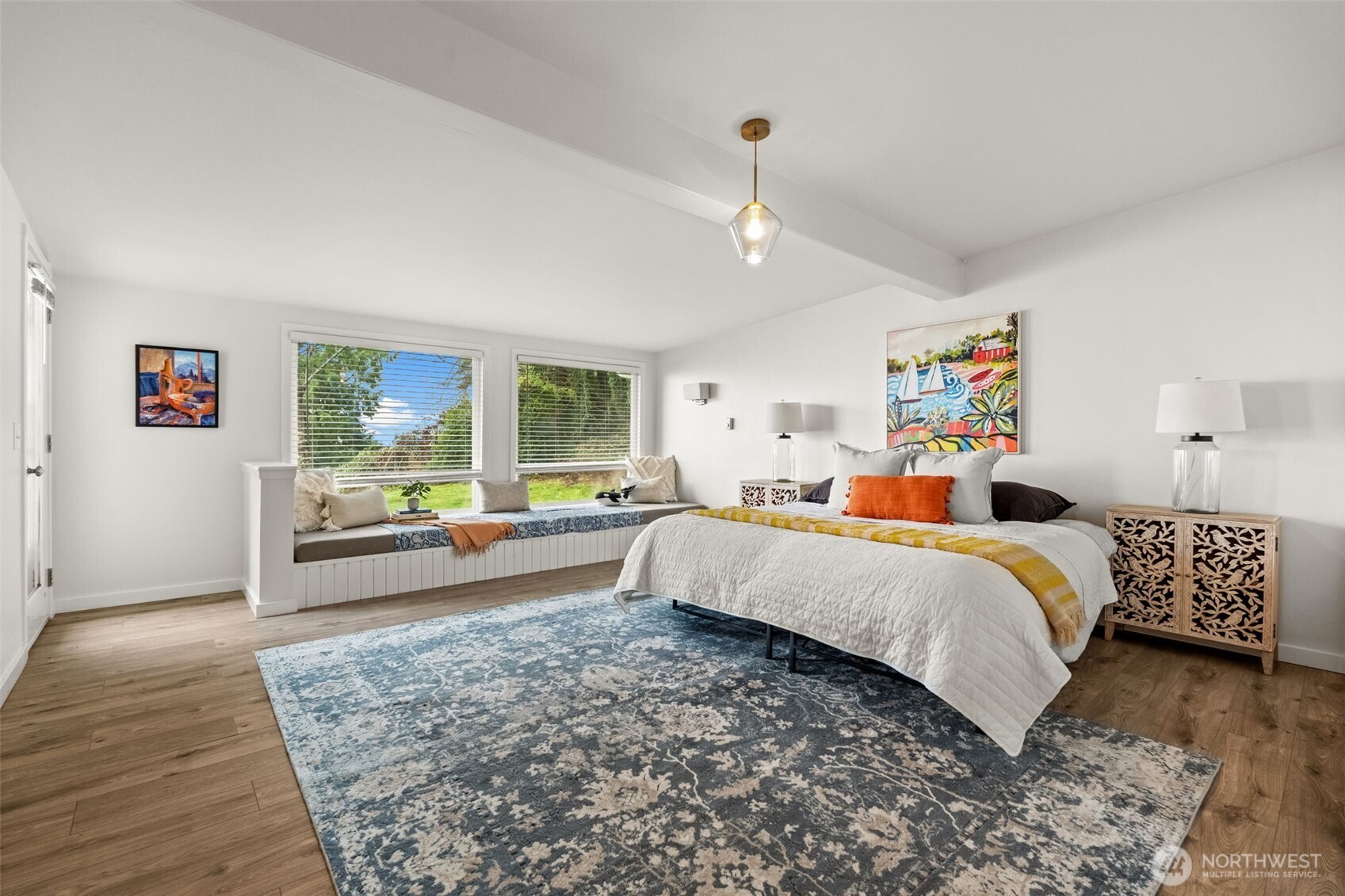 1908 Lybecker Road Northwest Gig Harbor, WA 98332 - Photo 23 of 40 a bed room with a bed and a couch