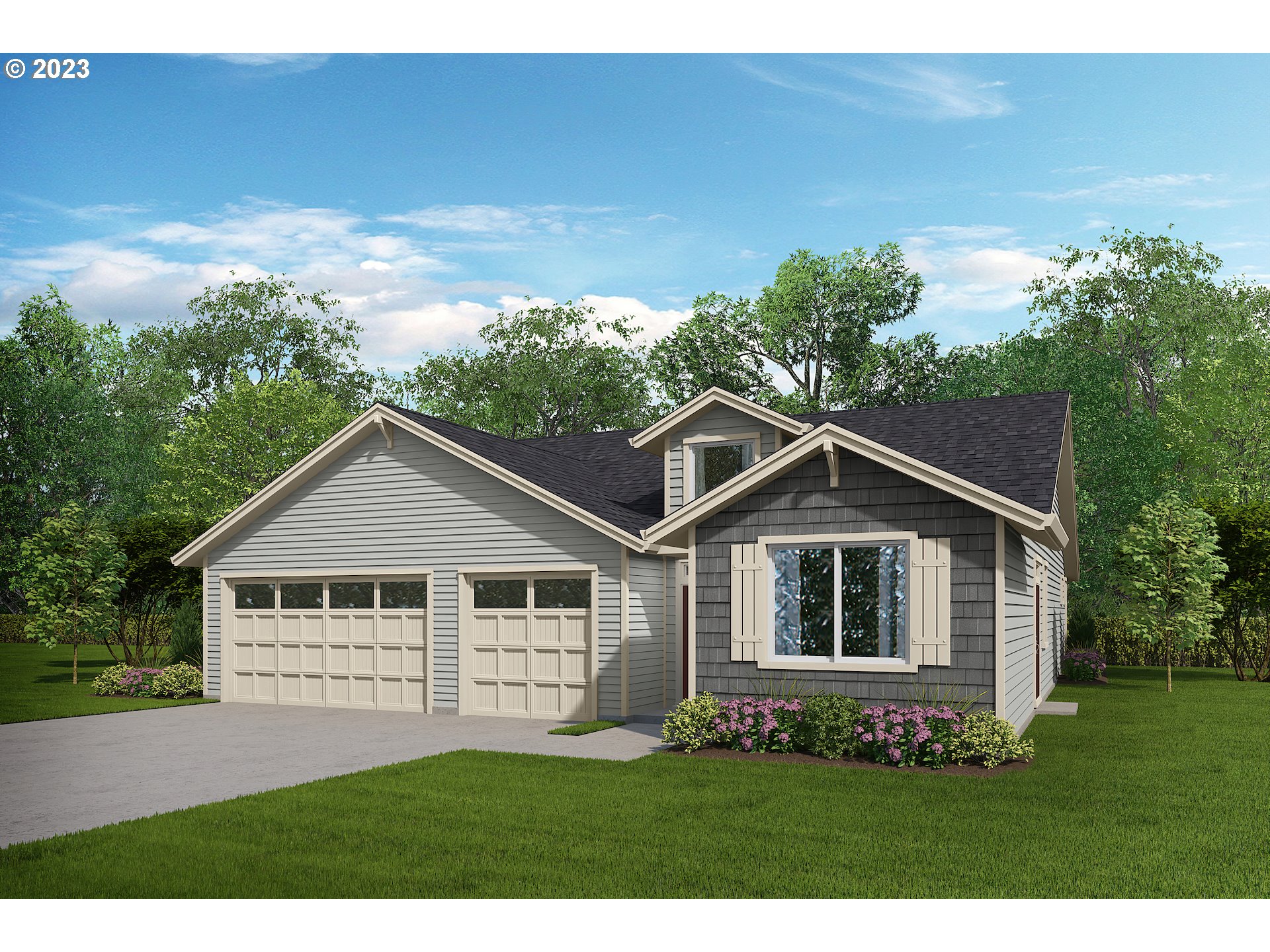 724 South 29th Court Ridgefield, WA 98642 - Photo 1 of 27 a front view of a house with a garden