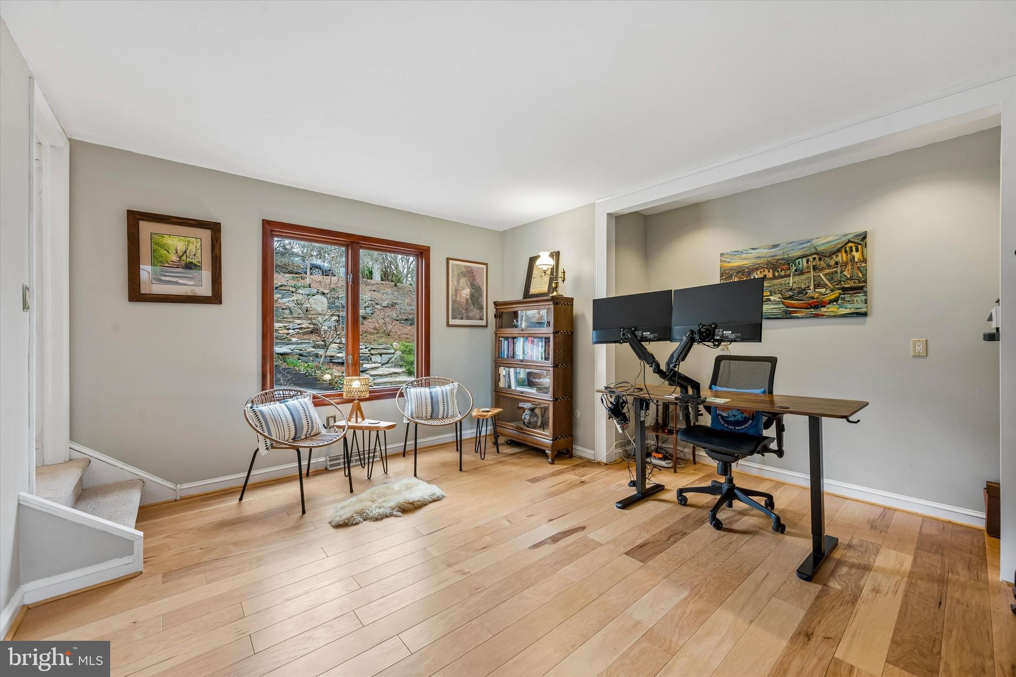 2 Lake Avenue Wallingford, PA 19086 - Photo 11 of 60 a view of a livingroom with workspace and a window