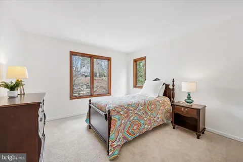 a view of a car park in front of a building