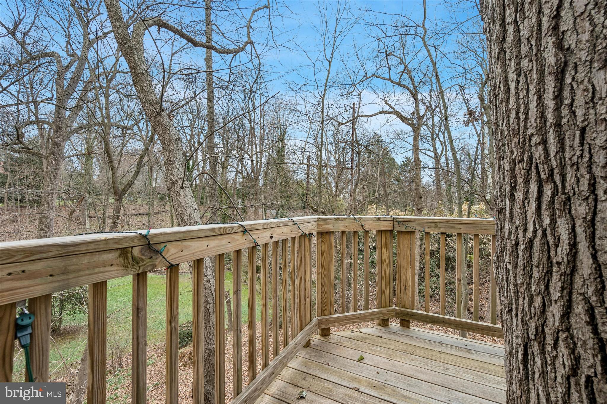 2 Lake Avenue Wallingford, PA 19086 - Photo 47 of 60 a view of balcony with wooden floor and fence