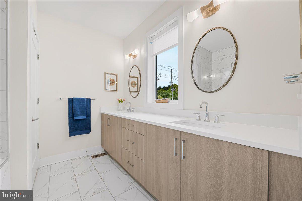 8205 River Road Bethesda, MD 20817 - Photo 29 of 47 Dual sink vanities