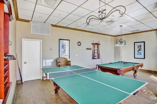 a room with gym equipment