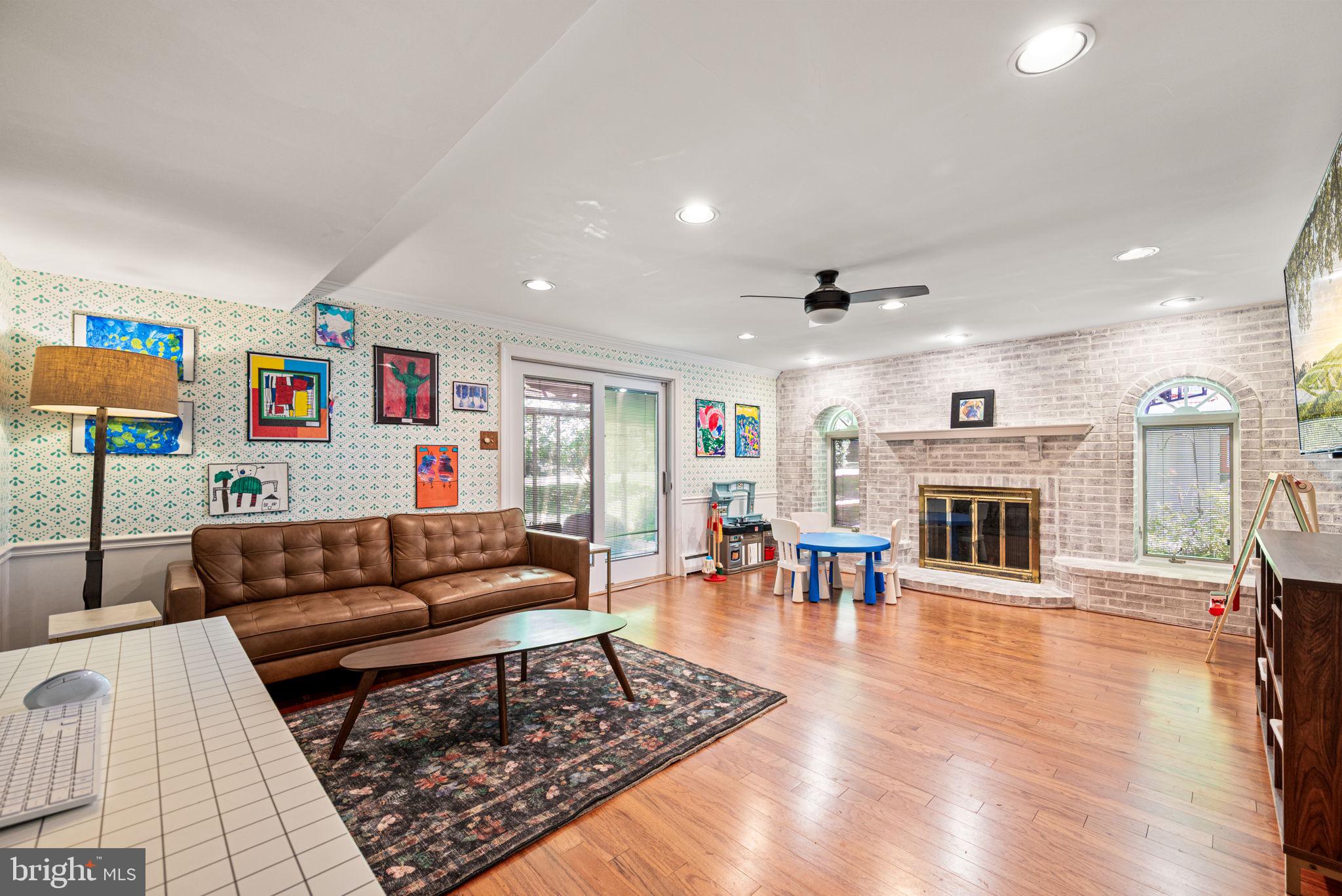 416 Yorkshire Road Bryn Mawr, PA 19010 - Photo 14 of 33 Lower level Family Room