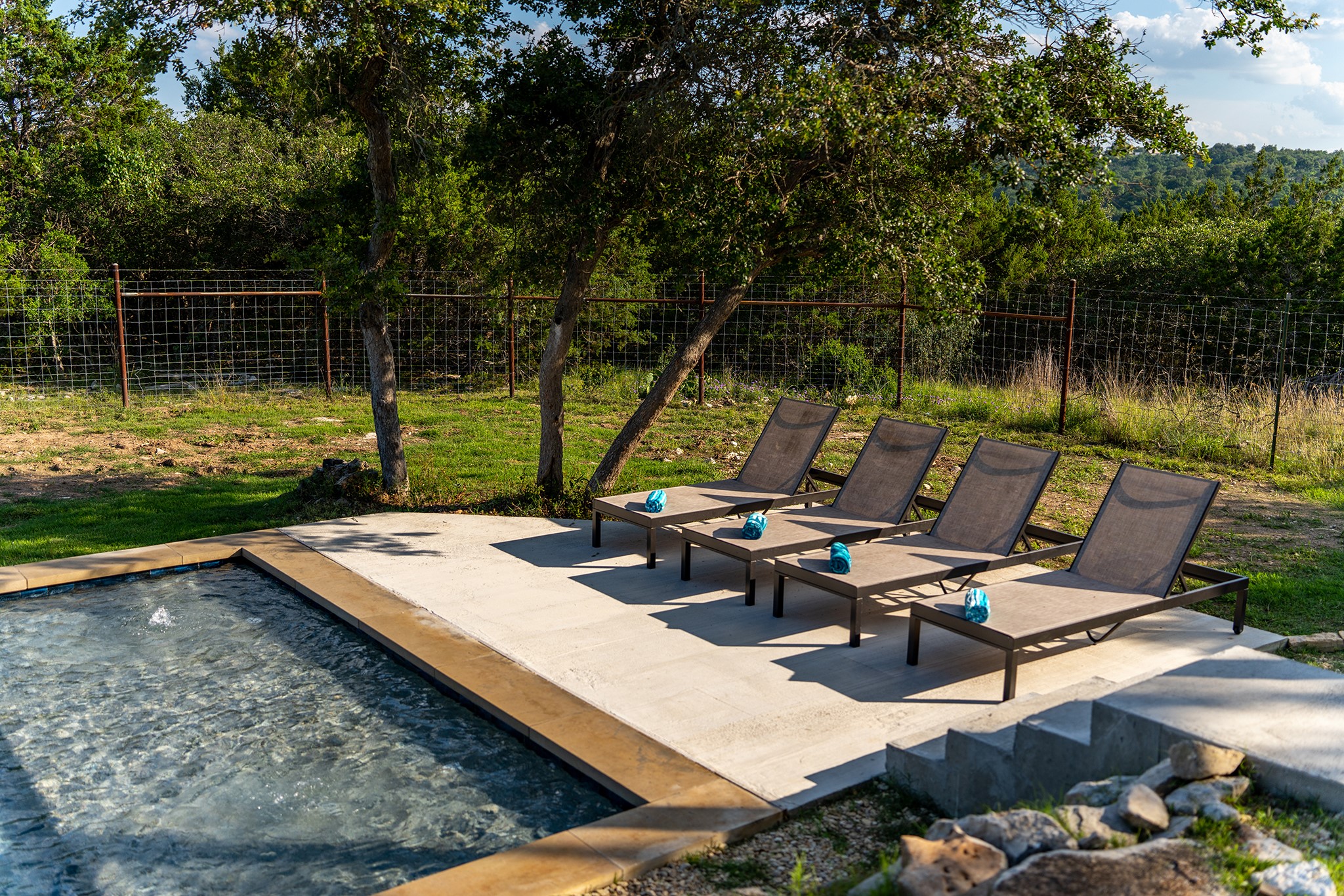 117 Point Road Fredericksburg, TX 78624 - Photo 39 of 40 Privacy is the ultimate luxury: This backyard retreat sees no neighbors for relaxation and privacy at its finest.