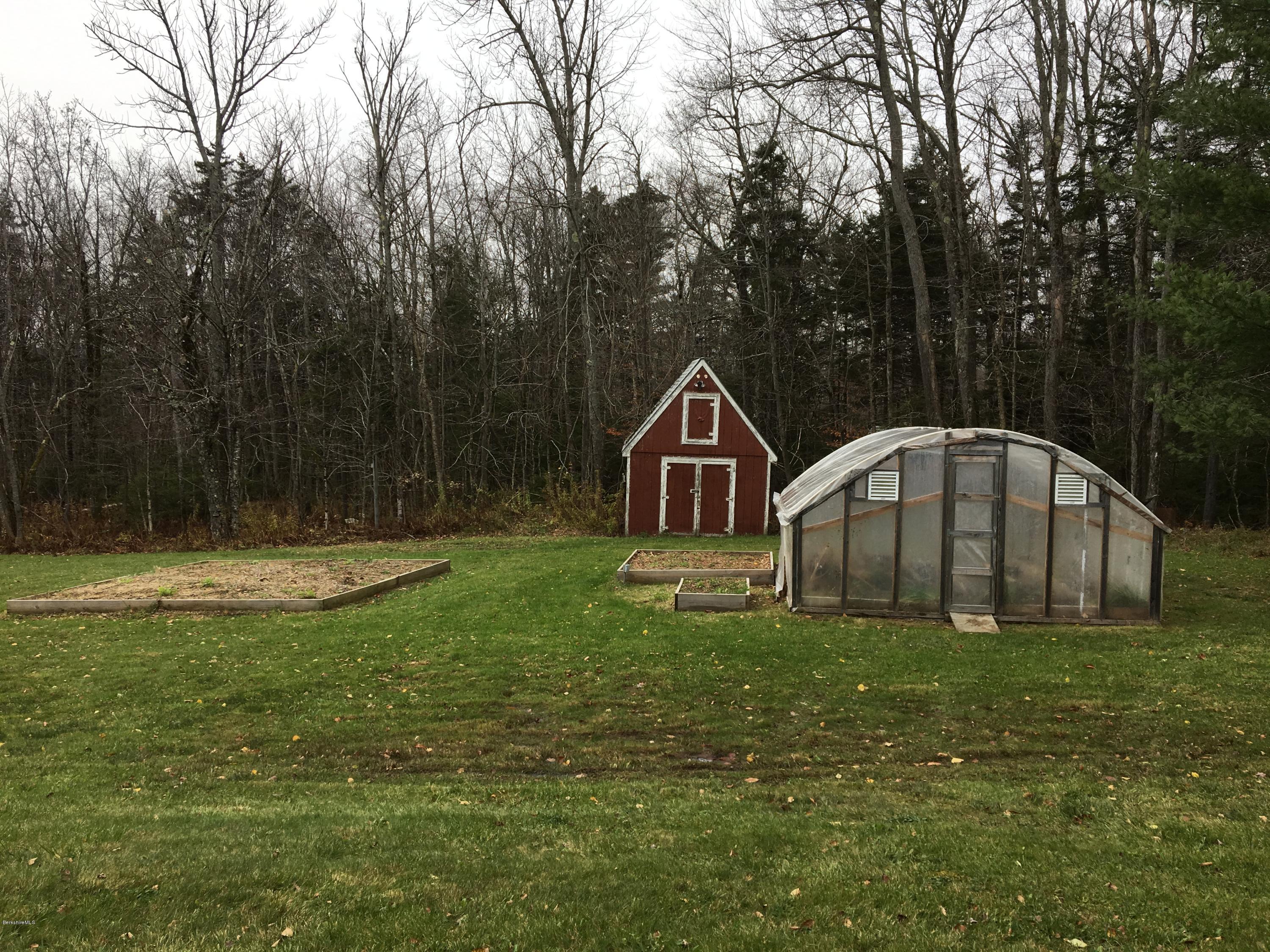 85 Tilda Hill Road Florida, MA 01247 - Photo 5 of 28 backyard green house and shed