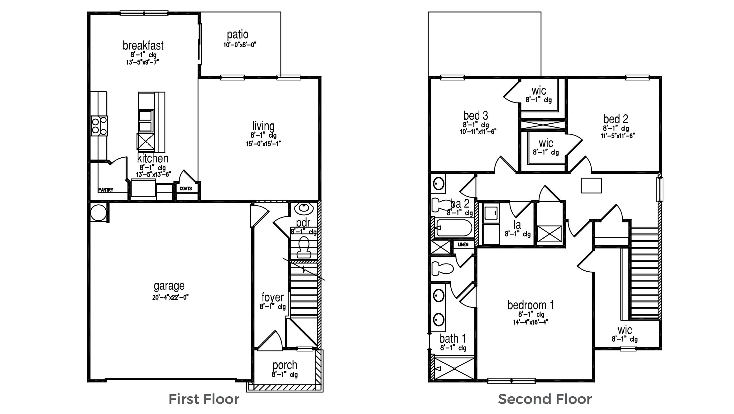 481 Cedarview Road Summerville, SC 29486 - Photo 34 of 34 Darwin Floorplan