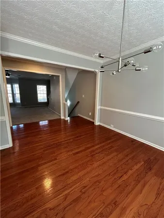 wooden floor in an empty room with wooden floor