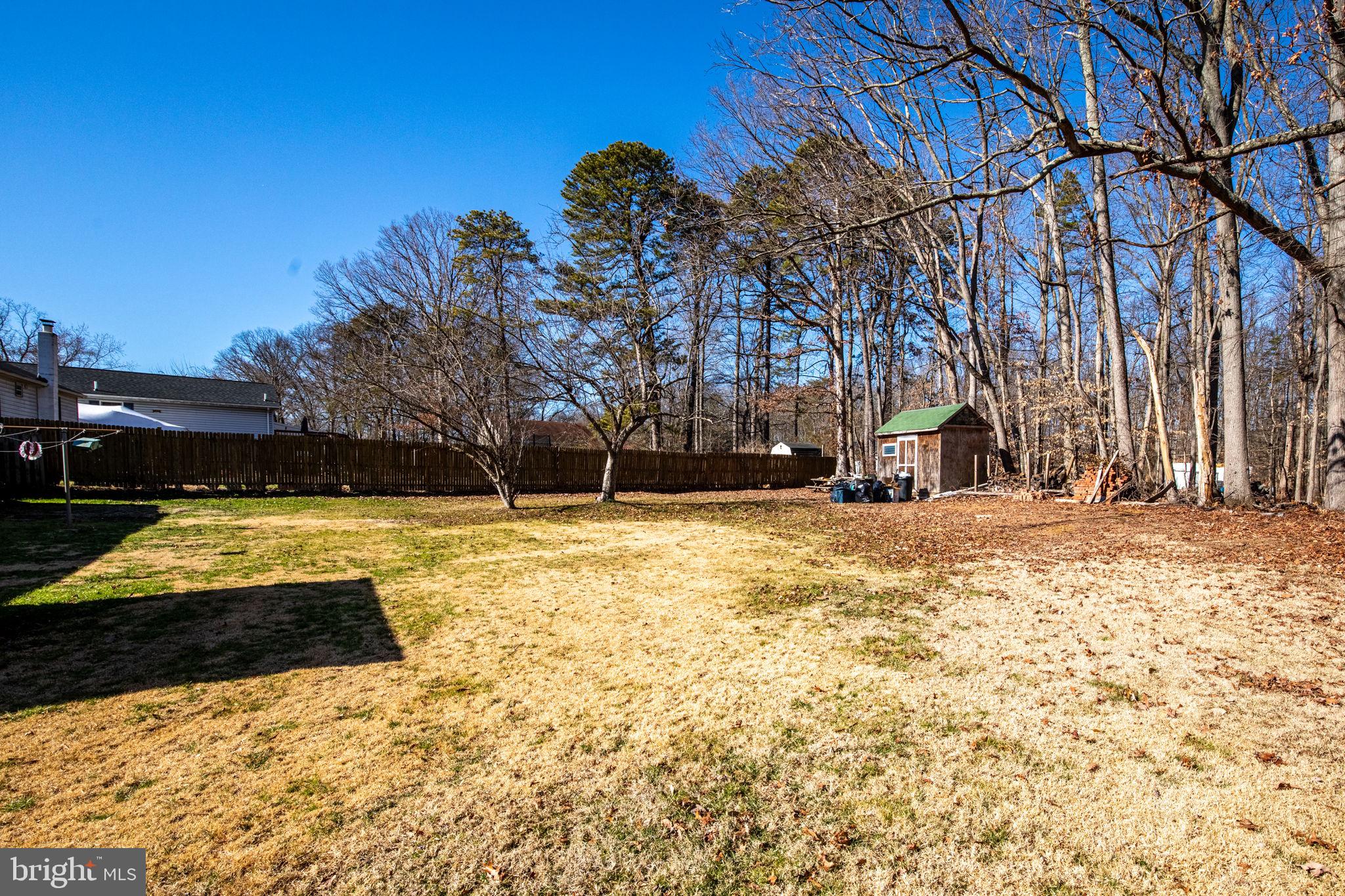 11222 Beach Road White Marsh, MD 21162 - Photo 9 of 15 Backyard with Shed
