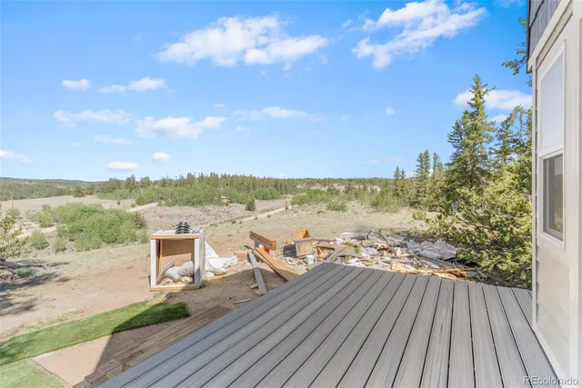 a view of a terrace with outdoor seating