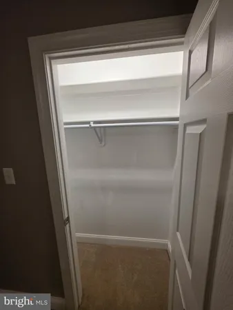 a close view of closet