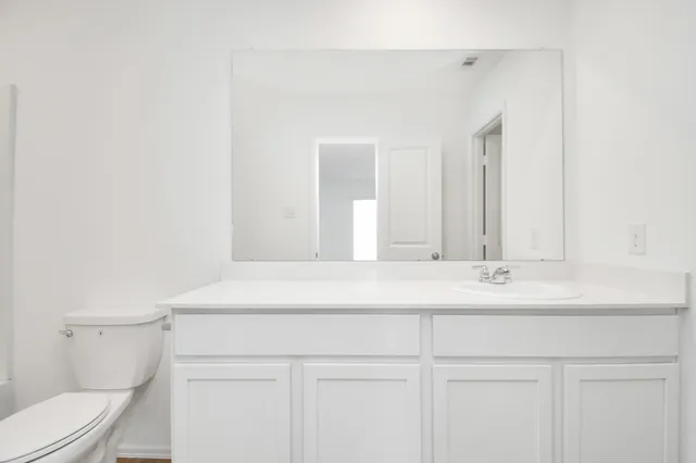 a bathroom with a sink and a toilet