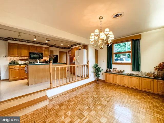 a large living room with a large window