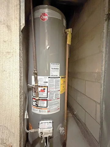 a room with storage and utility