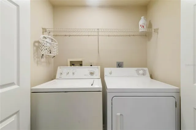 a view of a painting on the wall