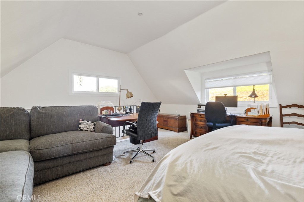1545 Willow Creek Road Paso Robles, CA 93446 - Photo 33 of 52 Loft window overlooks the property while inviting beautiful natural light into the space.