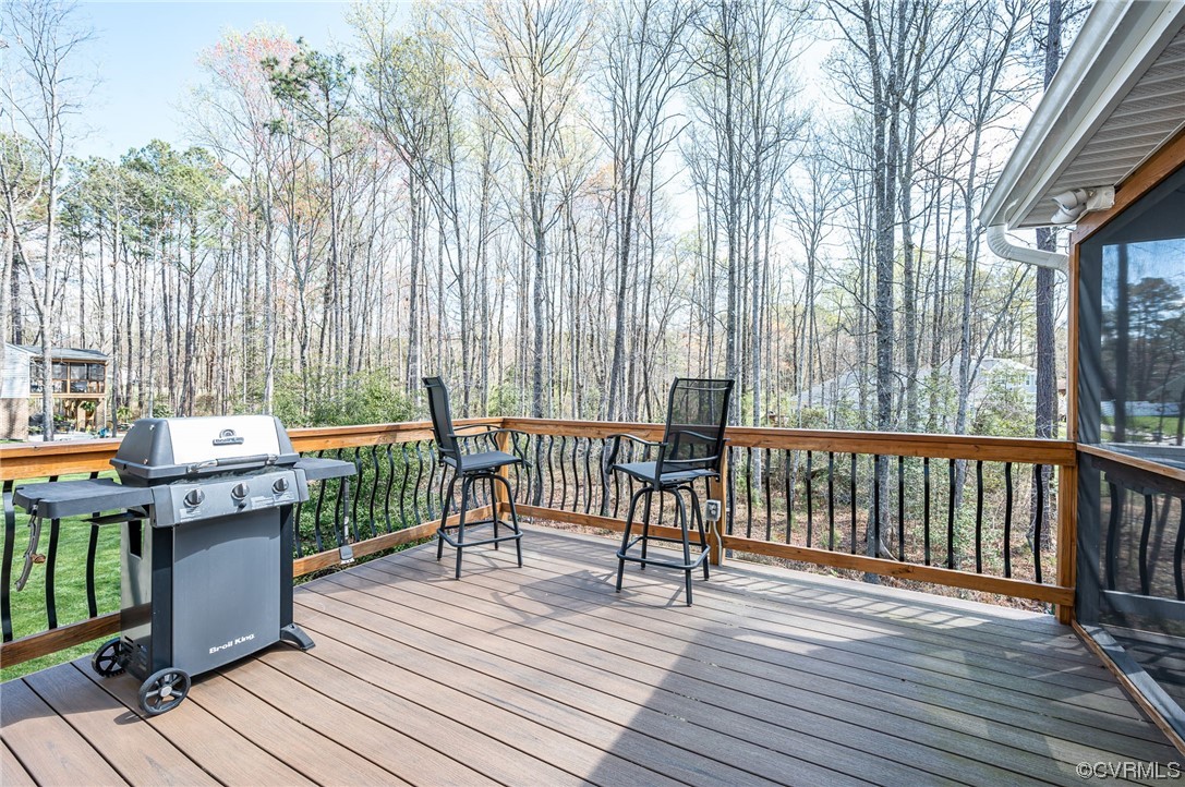 719 Vickilee Road Chesterfield, VA 23236 - Photo 34 of 40 Trex decking continues on deck.