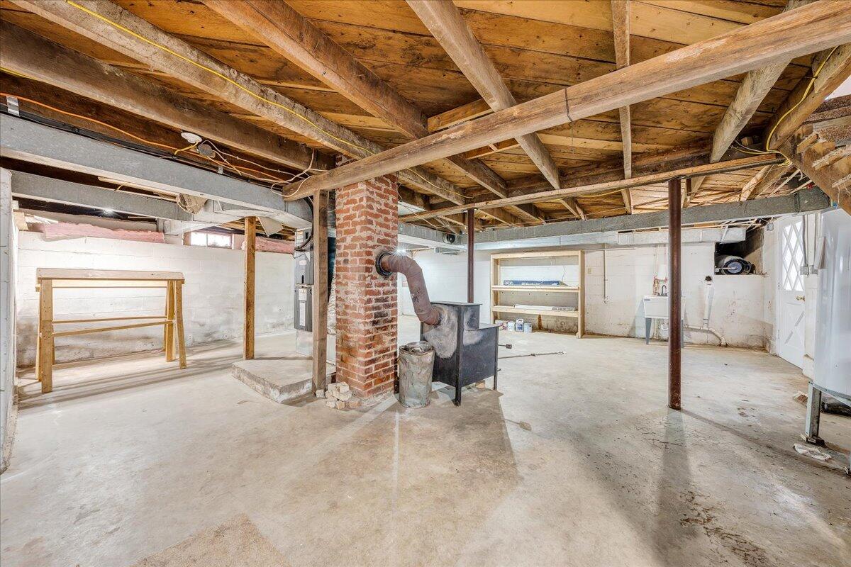 5398 Goodview Road Goodview, VA 24095 - Photo 25 of 59 a view of an empty room with wooden roof