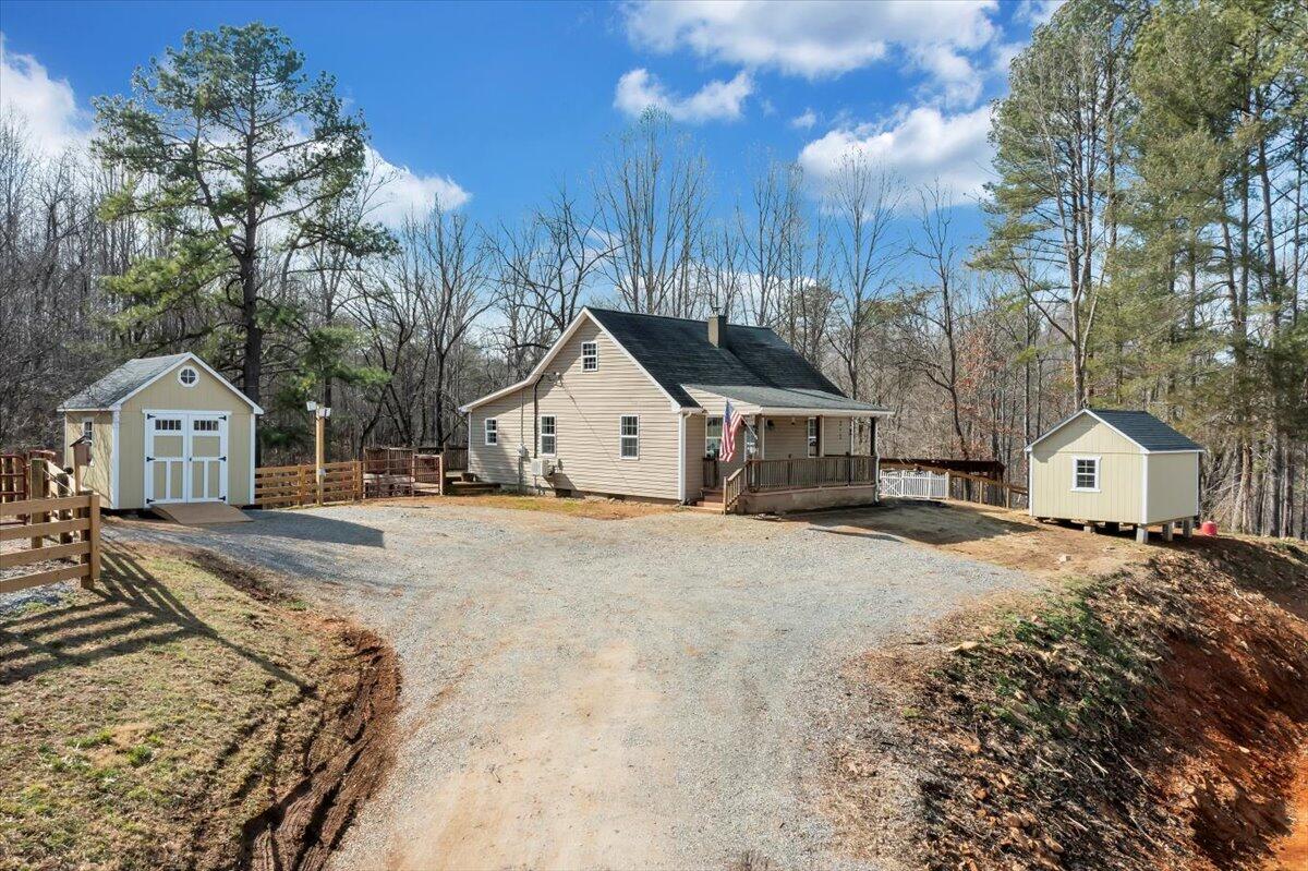 5398 Goodview Road Goodview, VA 24095 - Photo 51 of 59 a view of house with a yard and covered with snow