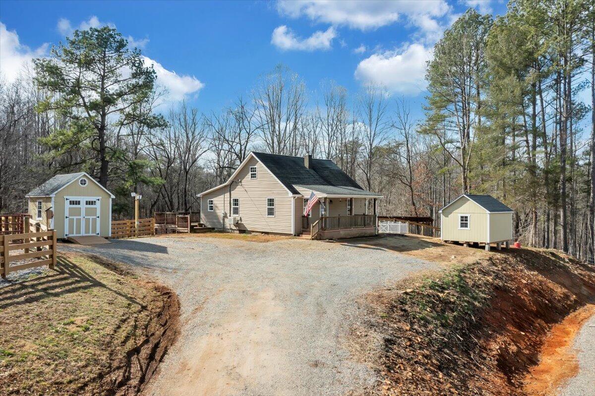 5398 Goodview Road Goodview, VA 24095 - Photo 52 of 59 a view of a large house with a snow in front of it