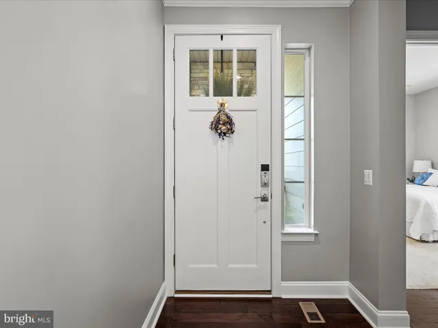 a view of walk in closet with window
