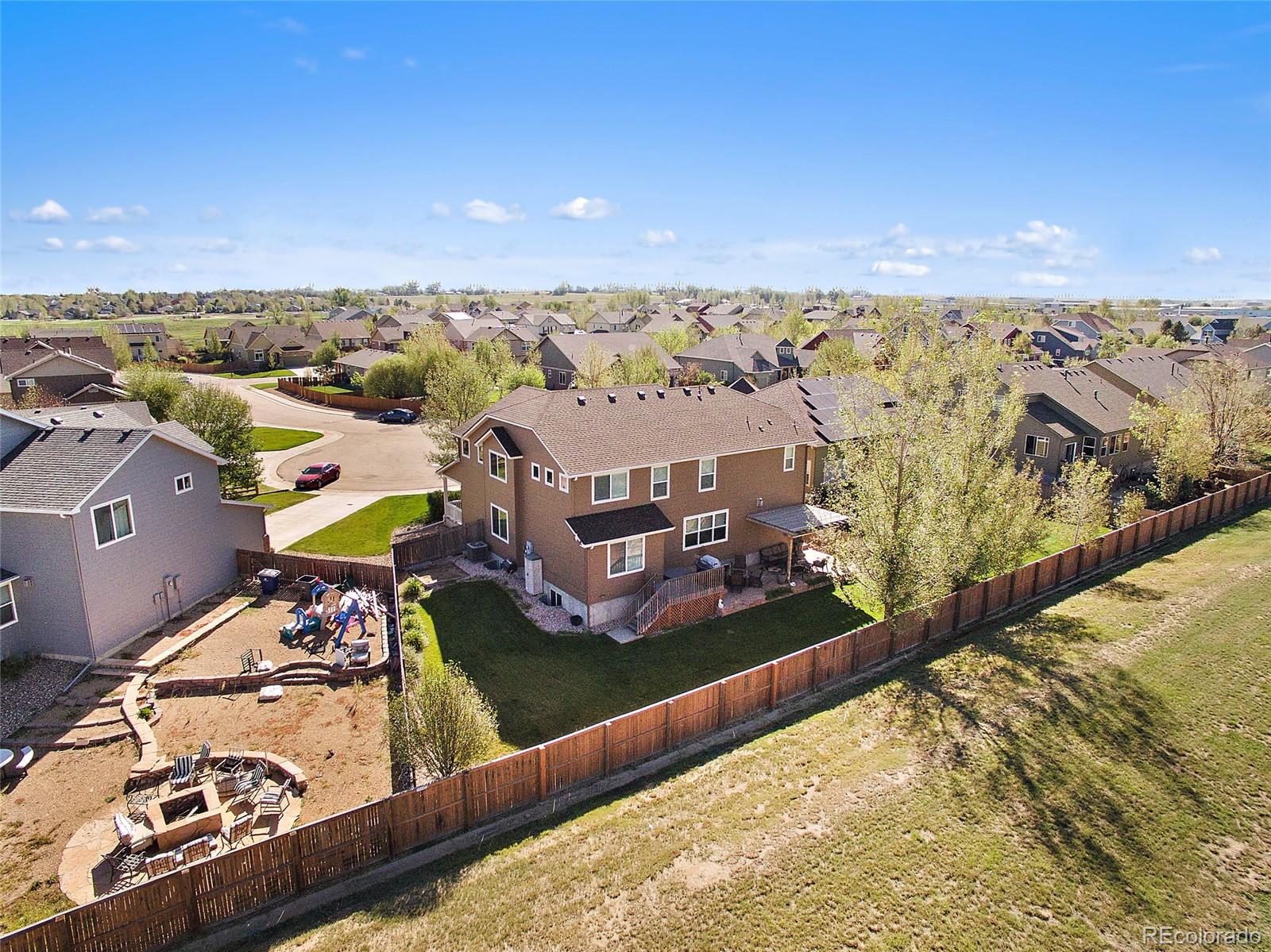 8151 Raspberry Drive Frederick, CO 80504 - Photo 33 of 35 an aerial view of a city