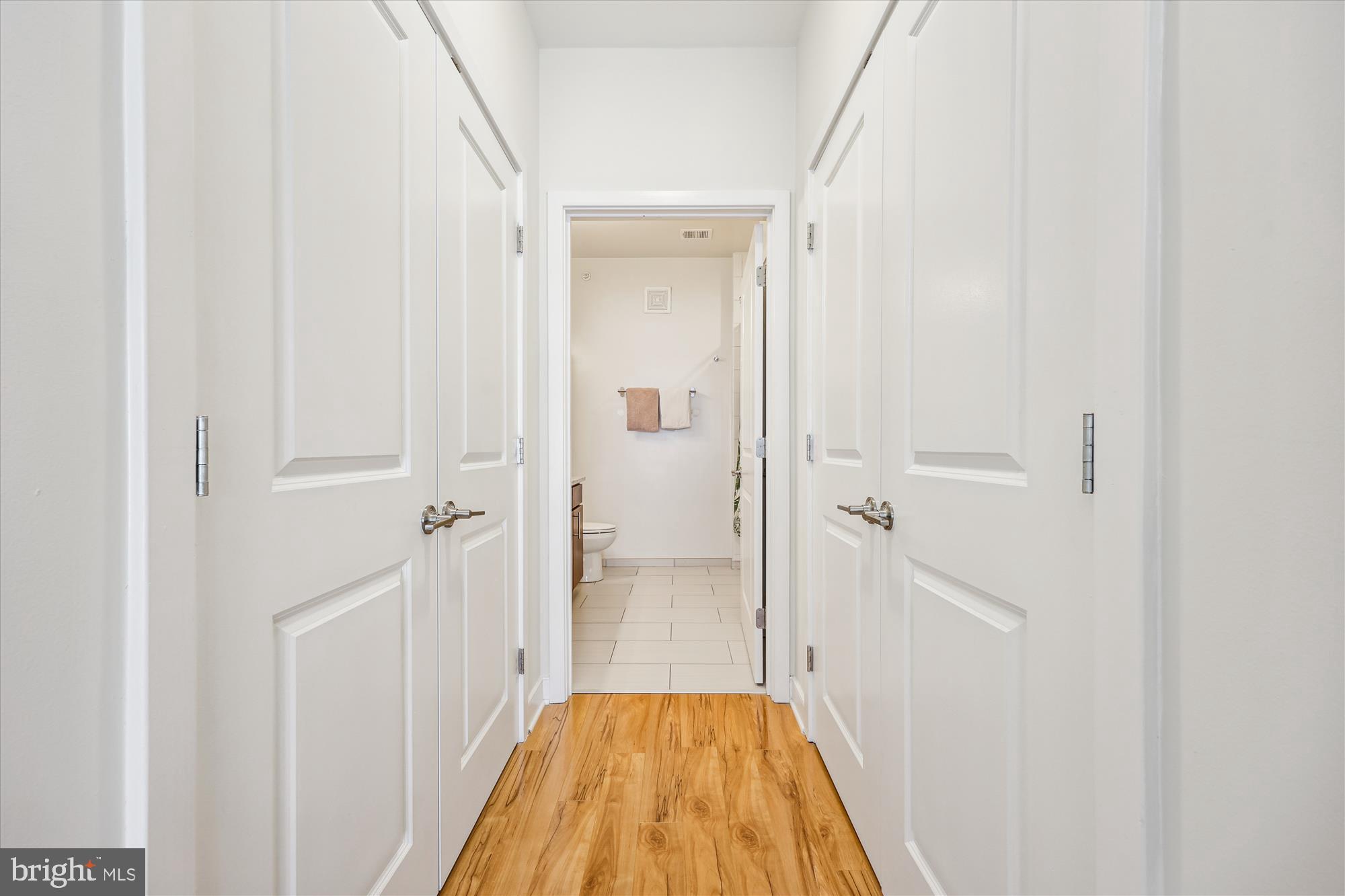 8005 13th Street, Unit 411 Silver Spring, MD 20910 - Photo 32 of 65 Left of the door are 2 closets and the full bath