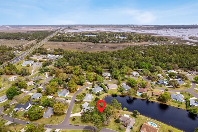 a view of city and mountain