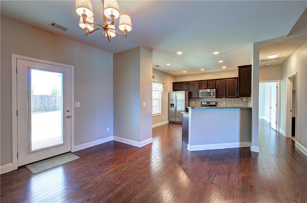 25 Winter Pointe Northwest Cartersville, GA 30121 - Photo 10 of 43 a view of kitchen with cabinets and wooden floor