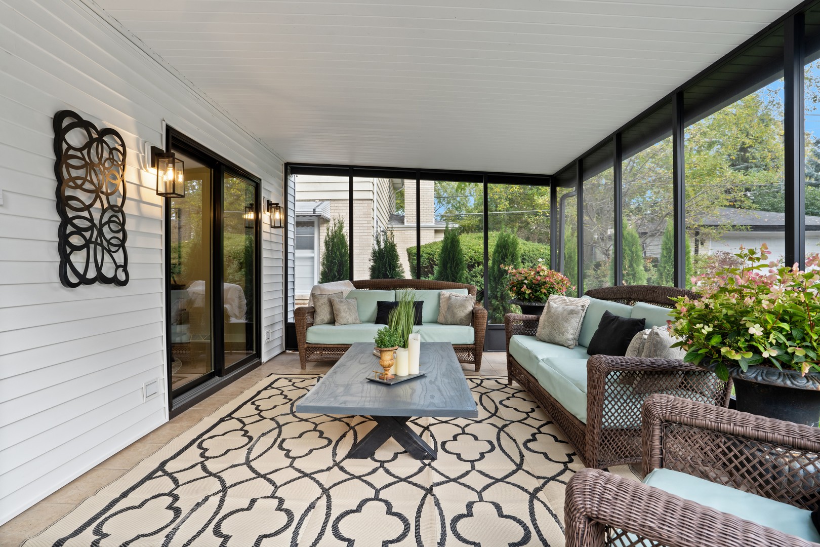 215 45th Street Western Springs, IL 60558 - Photo 14 of 46 a living room with furniture and a large window