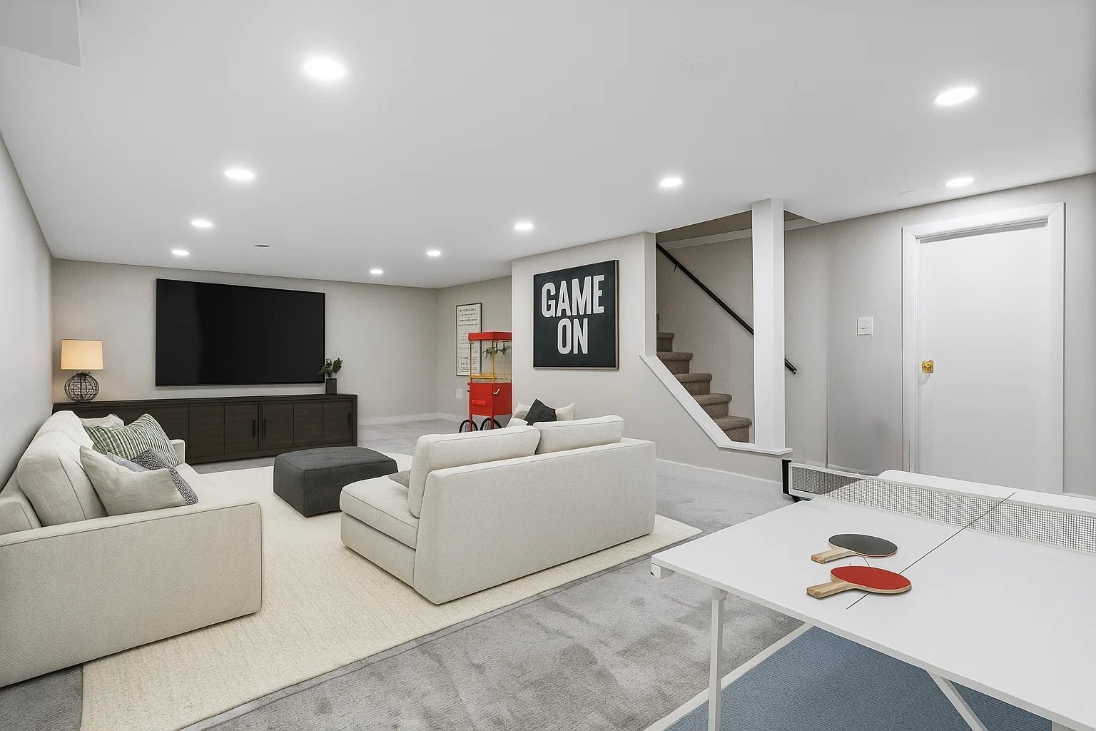 215 45th Street Western Springs, IL 60558 - Photo 38 of 46 a living room with furniture and a flat screen tv